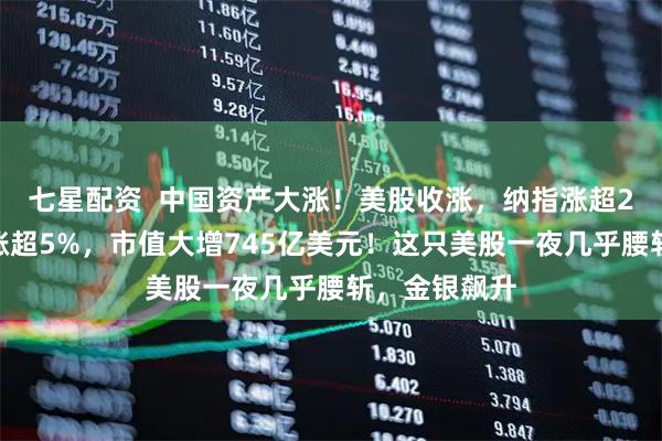 七星配资  中国资产大涨！美股收涨，纳指涨超2%！特斯拉涨超5%，市值大增745亿美元！这只美股一夜几乎腰斩，金银飙升