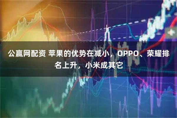 公赢网配资 苹果的优势在减小，OPPO、荣耀排名上升，小米成其它